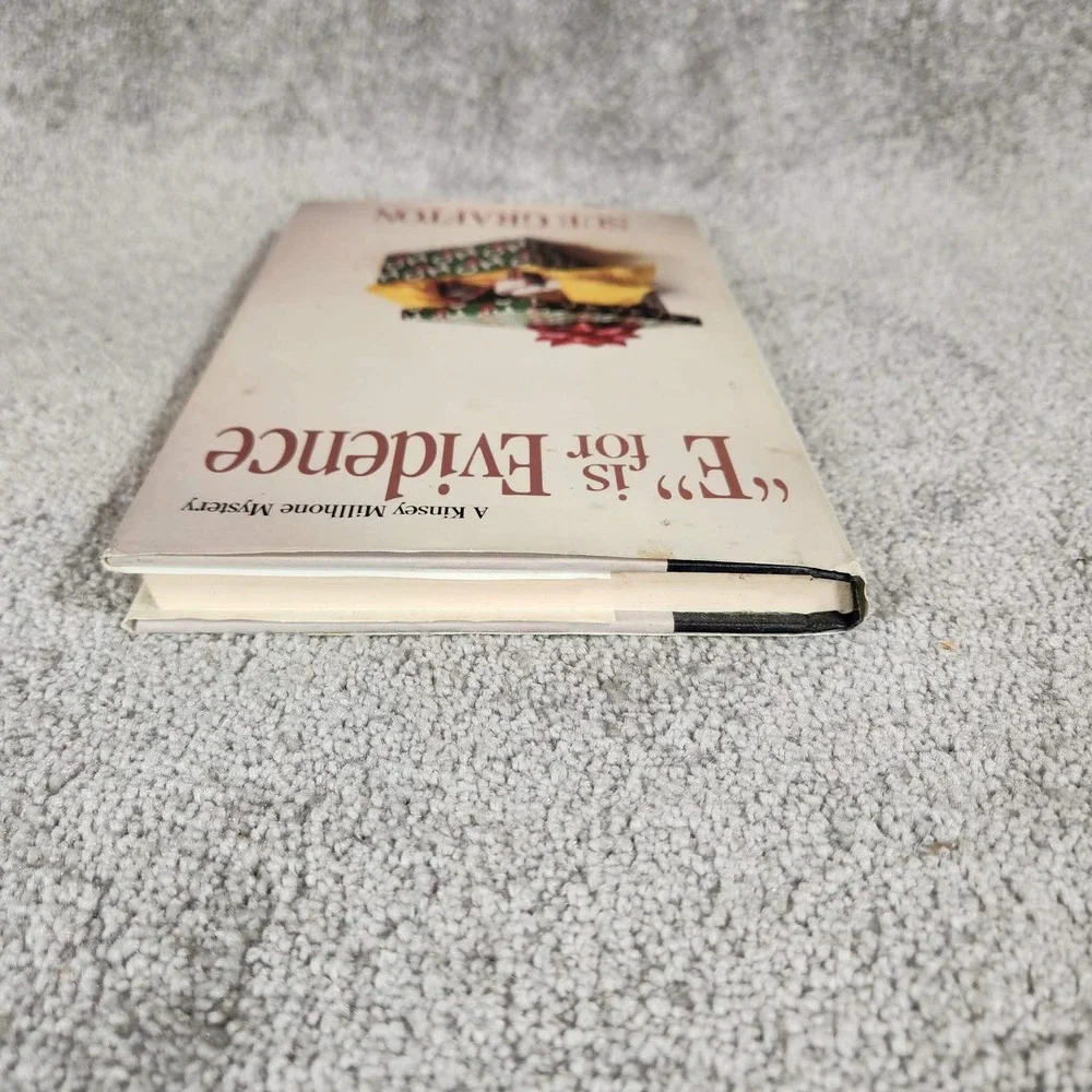 Sue Grafton E is for Evidence Mystery Hardcover Book 1988‎ Kinsey Millhone